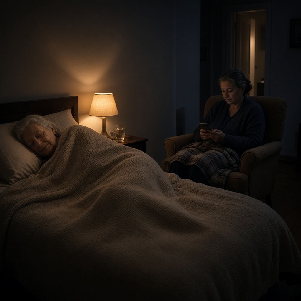 Acompañamiento nocturno y descanso familiar para mayores